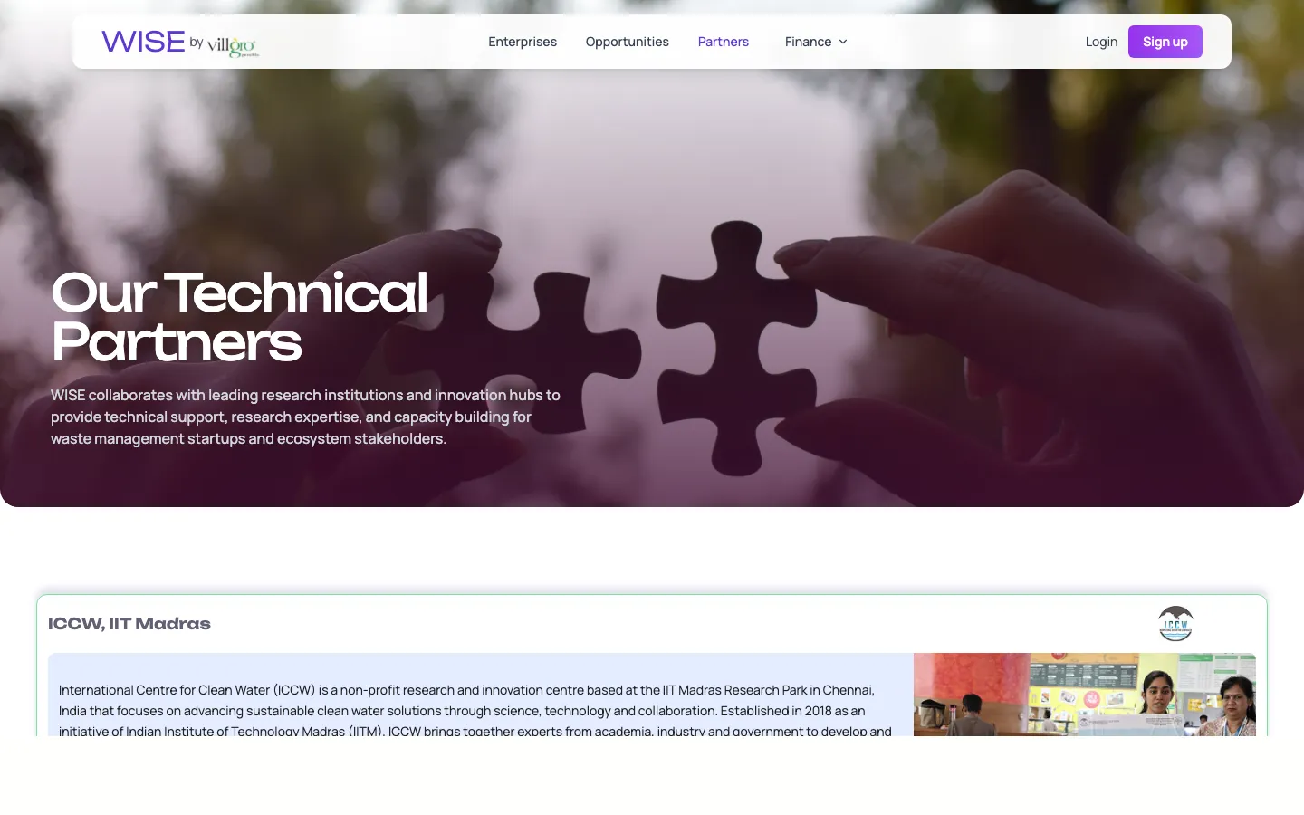 WISE technical partners